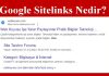 google sitelinks nedir