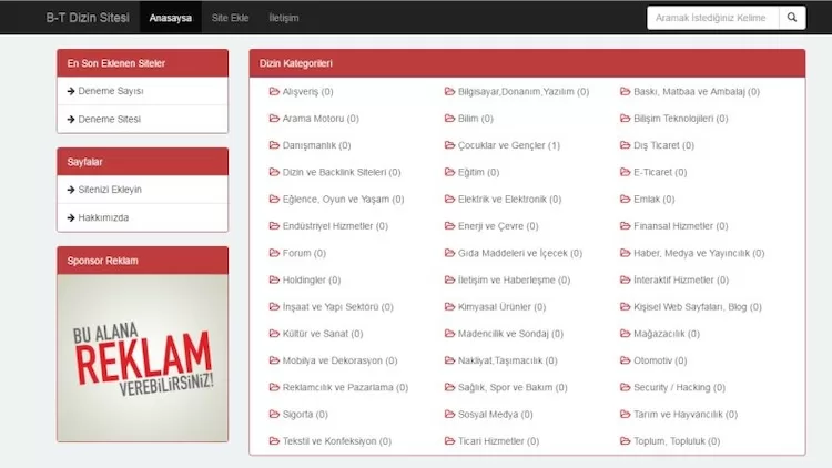 toplist ve dizinler