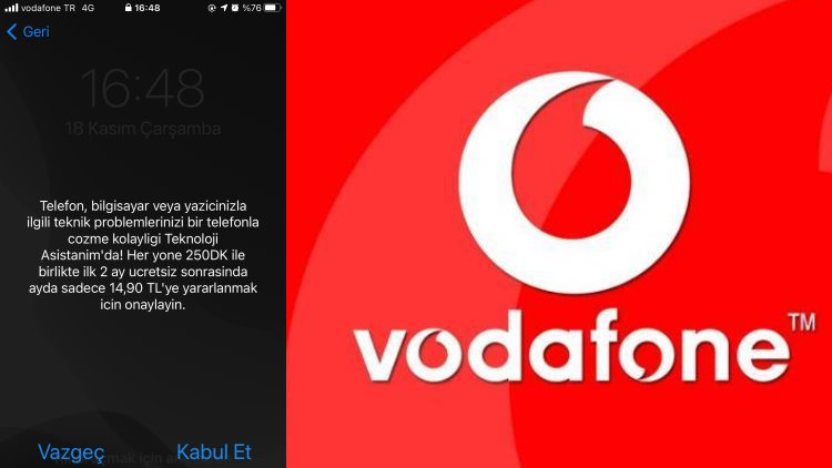 vodafone teklif reklamı