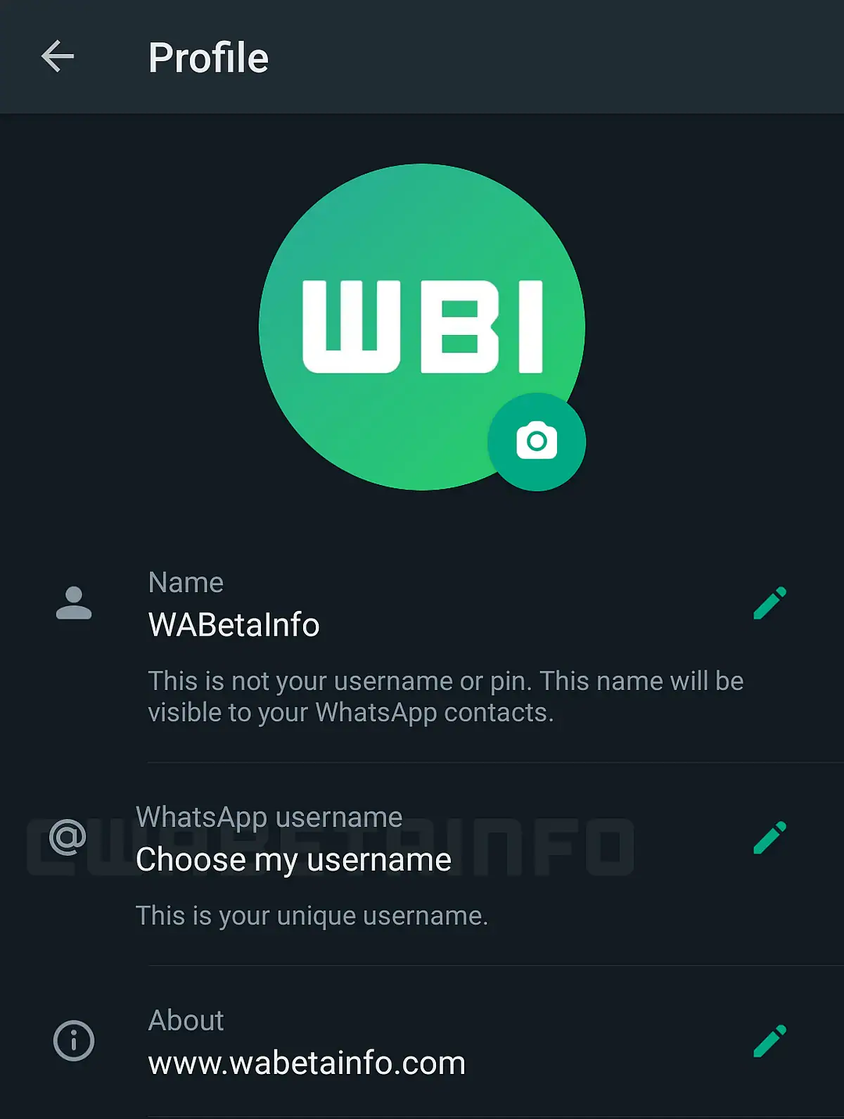 whatsapp kullanıcı adı