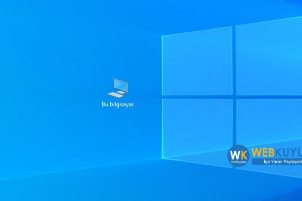 windows 10 bilgisayarım simgesi